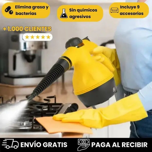 Limpiador a Vapor Multiuso ORIGINAL+ Accesorios GRATIS