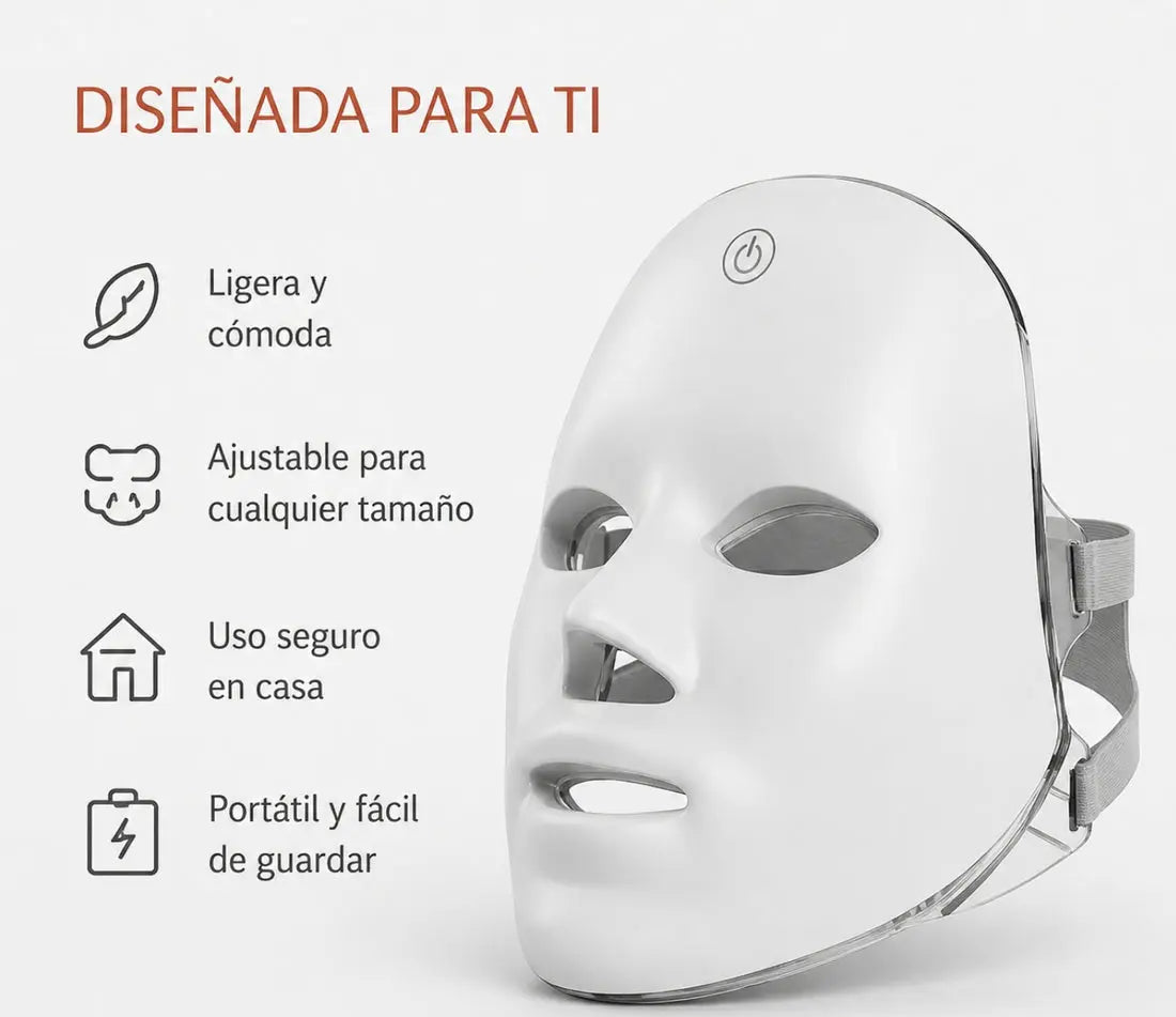 Máscara LED Profesional 7 Colores