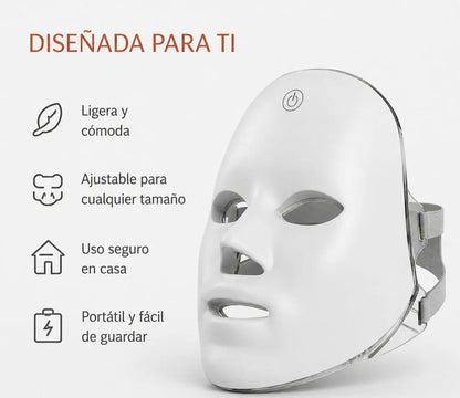 Máscara LED Profesional 7 Colores